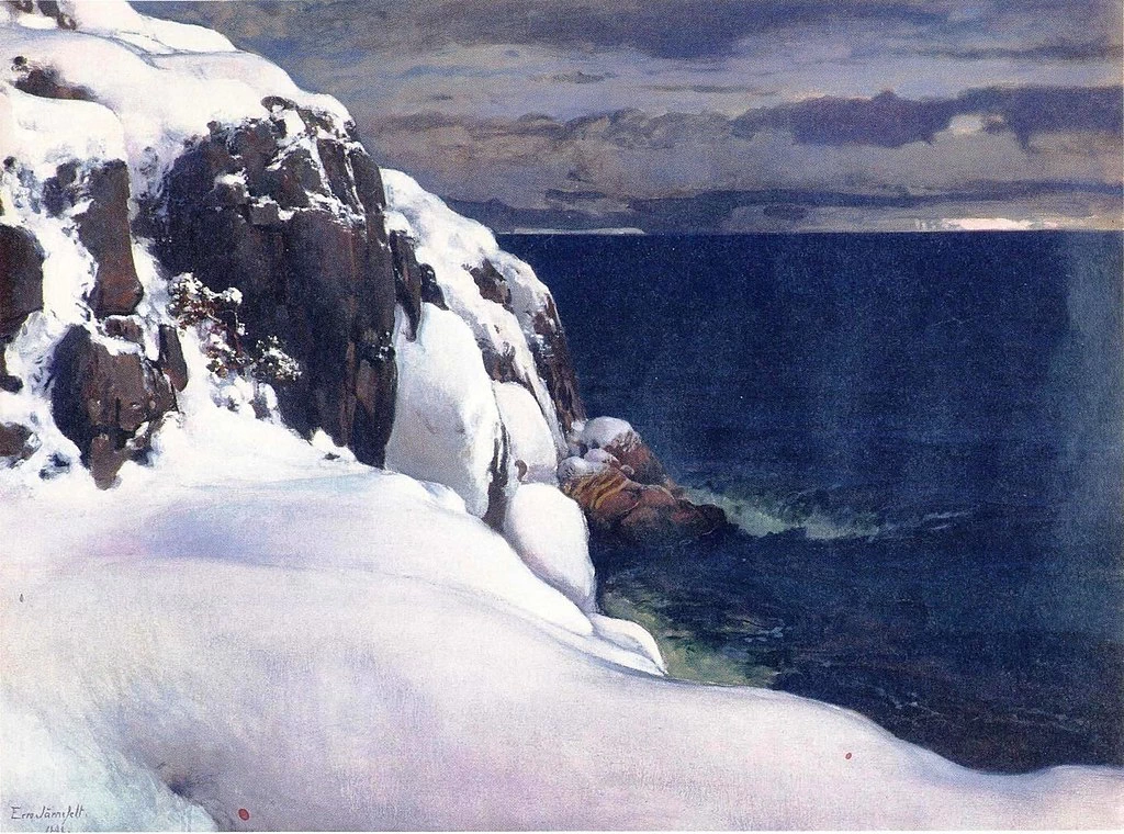 Eero Järnefelt - 133, Vista sul mare invernale, Ateneum, Kluuvi, Helsinki